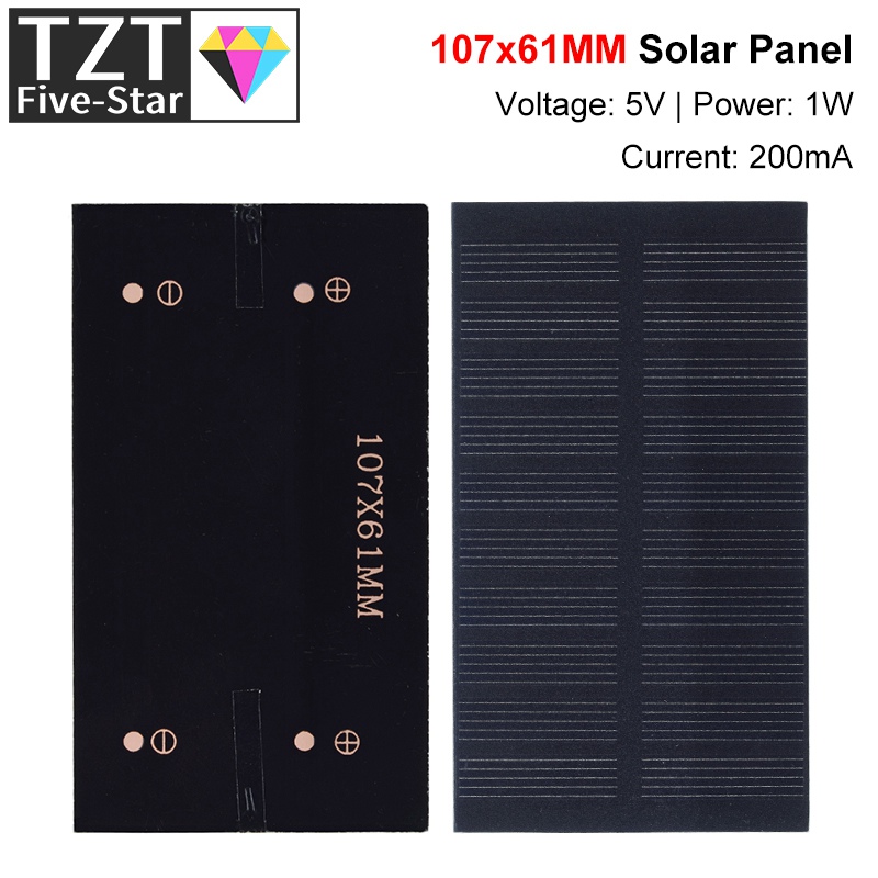 Home Automation Diy Kit - inteligentna elektronika Panel słoneczny 1W 5V