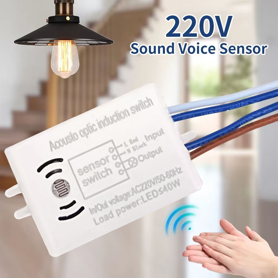 Home Automation Industry - Moduł inteligentnych przełączników z czujnikiem dźwięku