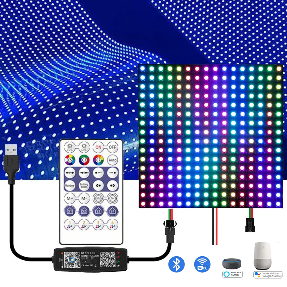 Rgb Led Matrix 8X8 - Panel LED WS2812B 8X8 16X16 8X32