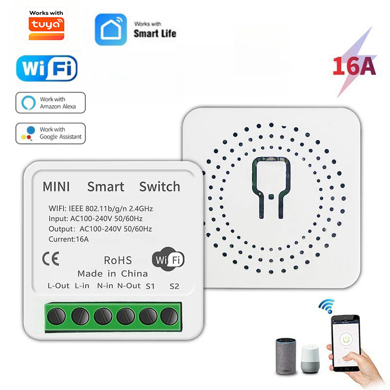Diy Home Automation Controller - 16A Dwukierunkowy Inteligentny Przełącznik Światła WiFi