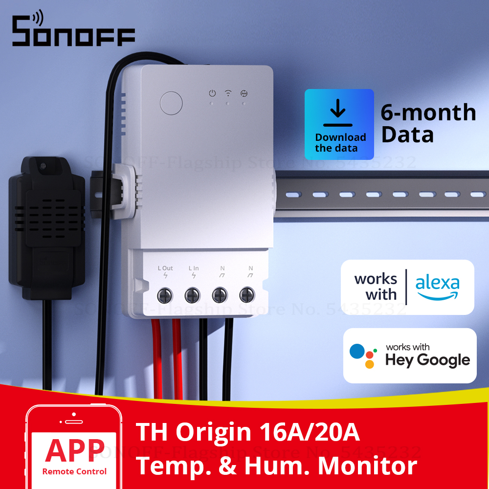 Home Automation Ideas - SONOFF TH Origin 16A 20A WiFi