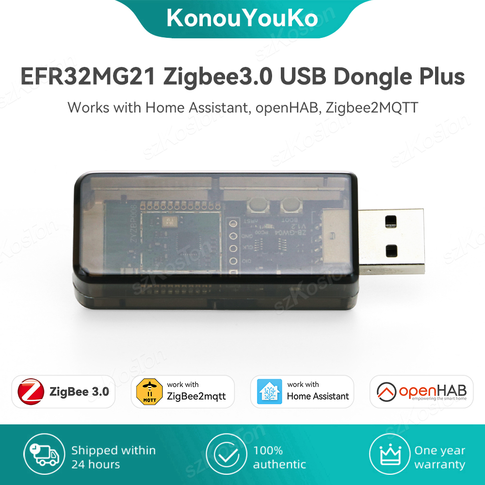 Zigbee Coordinator Stick - EFR32MG21 Zigbee 3.0 USB Dongle Plus