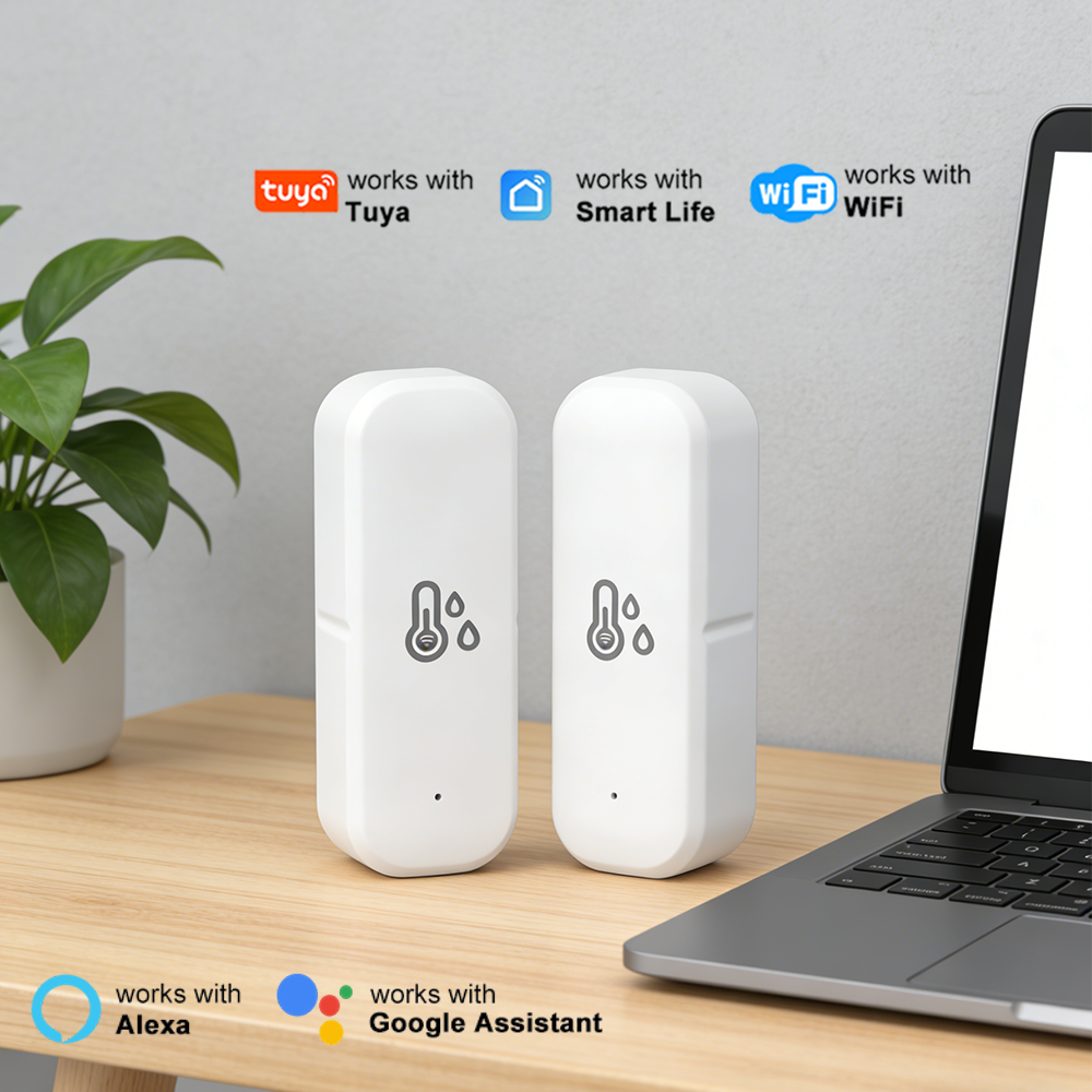 Home Automation Ideas - Czujnik temperatury i wilgotności Tuya WiFi,