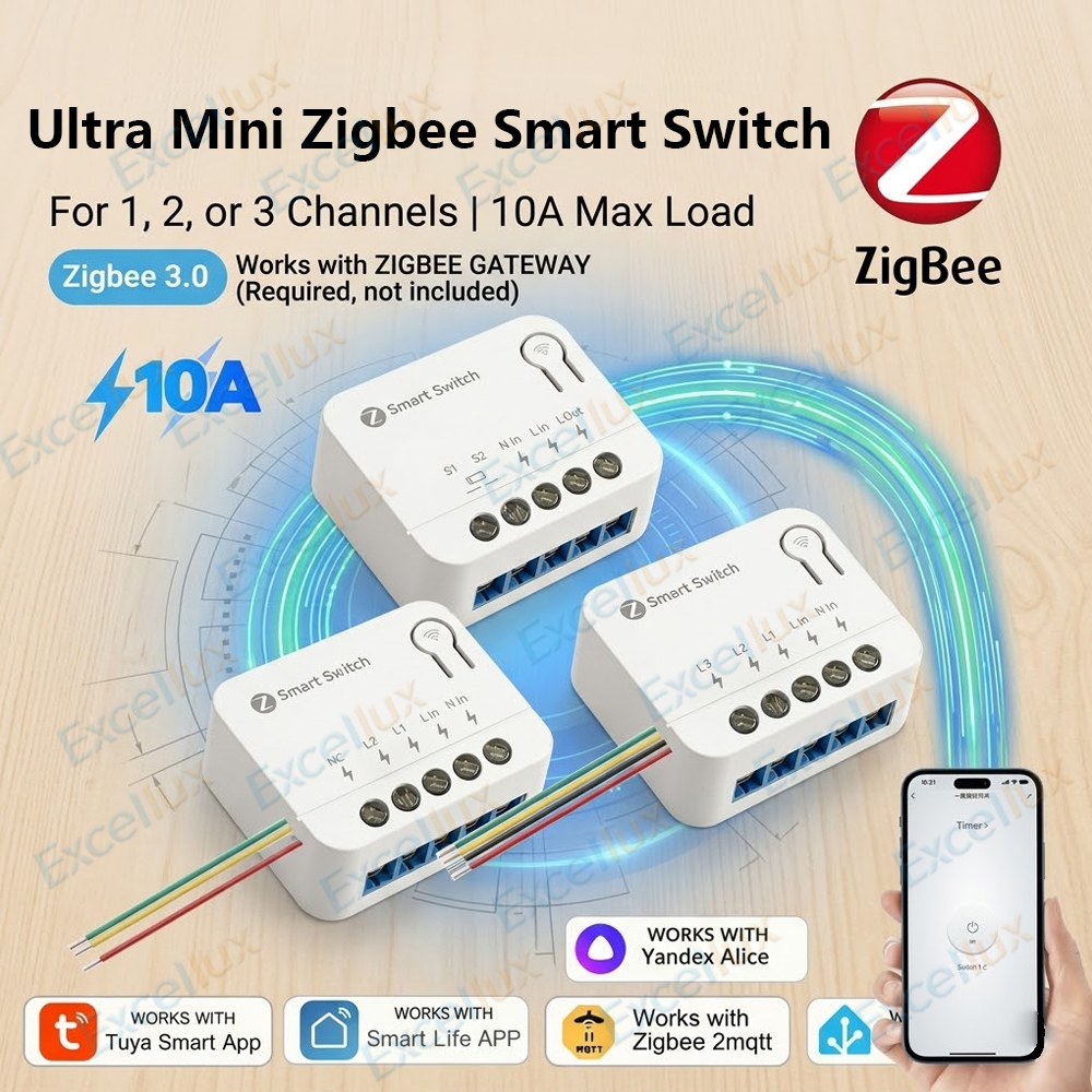 Diy Home Automation Hub - Ultra Mini ZigBee Inteligentny Przełącznik Moduł
