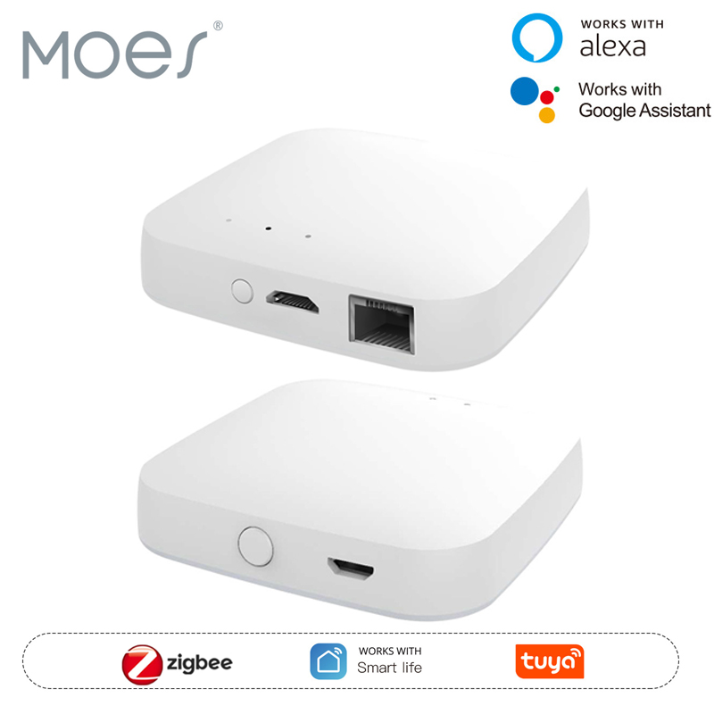 Matter Hub Thread - MOES Tuya ZigBee3.0 Smart Hub, bezprzewodowa/przewodowa