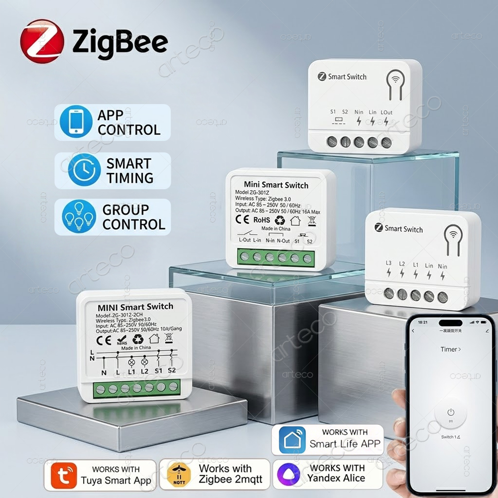 Diy Home Automation Controller - Moduł inteligentnego przełącznika Tuya Zigbee Mini