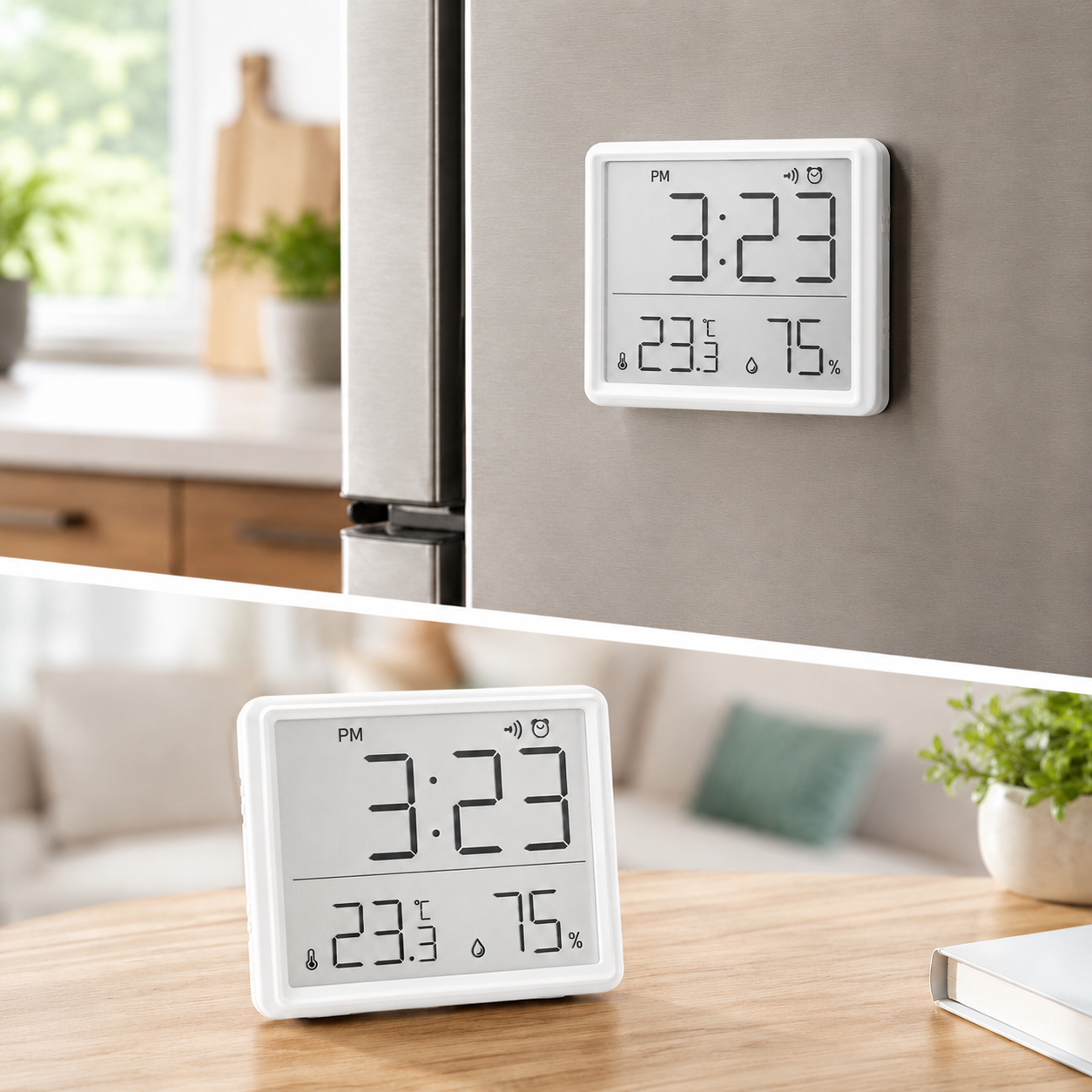 Temperature Humidity Sensor - Wielofunkcyjny Termometr Higrometr Automatyczny Elektroniczny Monitor