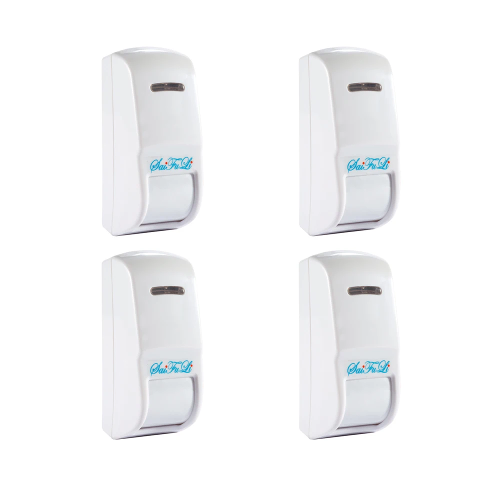 Motion Sensor Pir Wired - 4 szt. Detektor podczerwieni kurtyny z