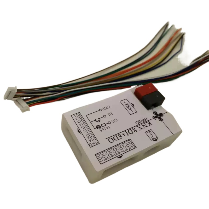 Diy Knx Home Automation - Moduł wejść/wyjść KNX 8DI+8DO H8I8O Cyfrowy