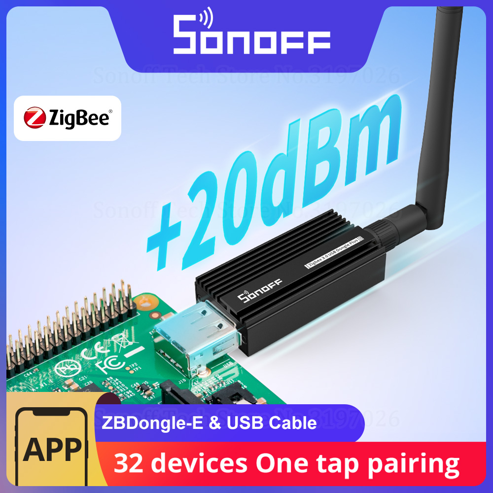 Zigbee Coordinator Stick - SONOFF ZBDongle-E USB Dongle Plus ZigBee
