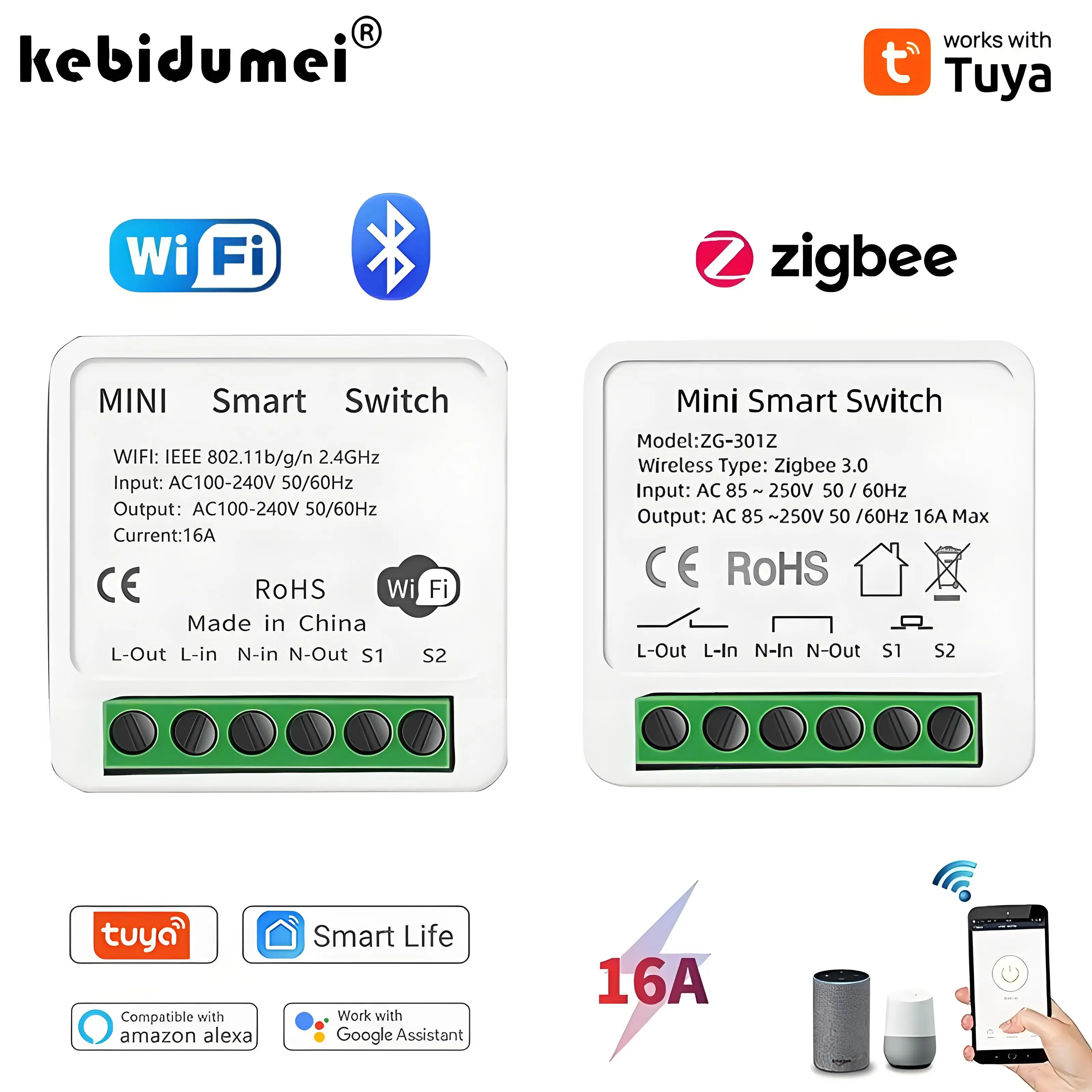 Diy Home Automation Controller - 16A Tuya Zigbee 3.0 Mini Inteligentny