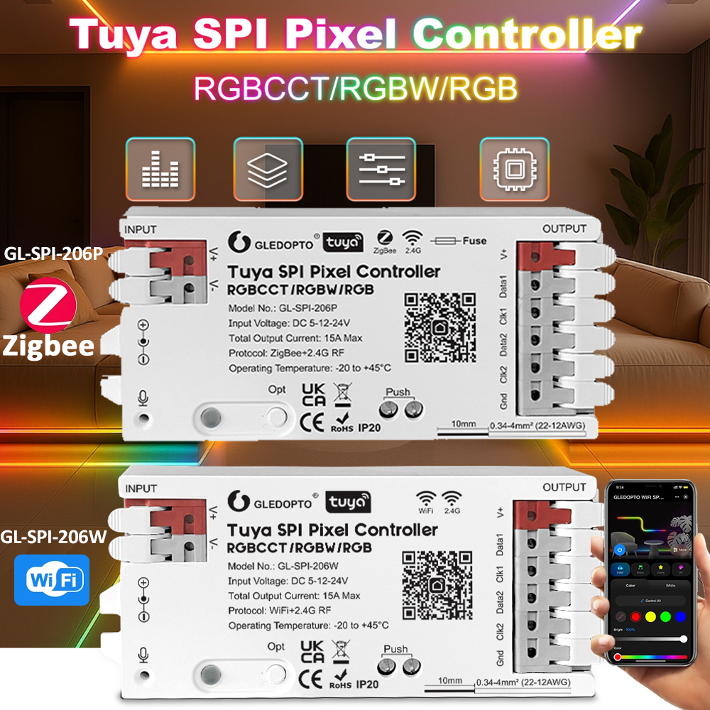Zigbee Coordinator Stick - Kontroler LED Pixel SPI Tuya RGBCCT