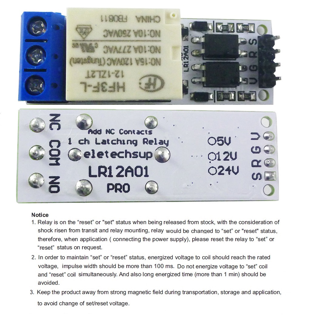 Shelly Relay Module - Kompatybilny z ESP32 moduł przekaźnika zatrzaskowego