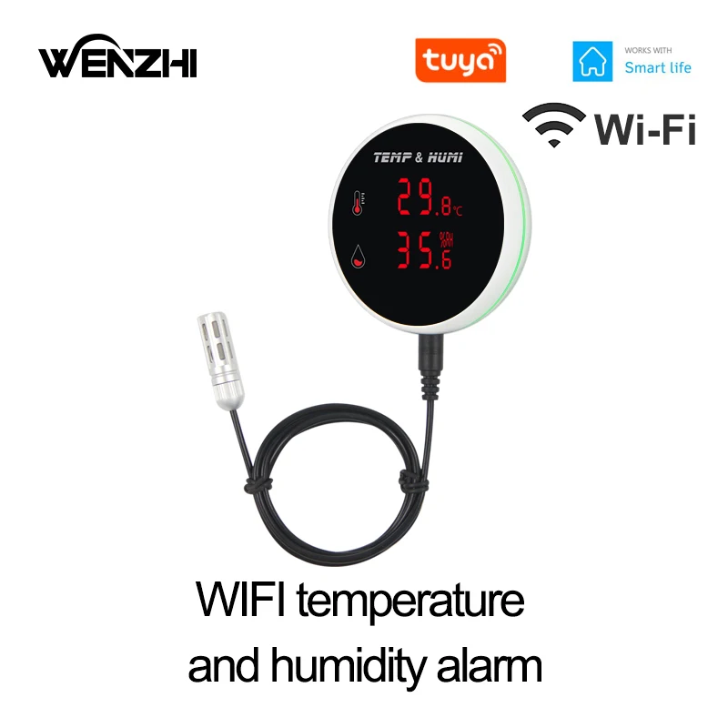 Diy Home Automation Controller - Czujnik temperatury WiFi Alarm Cyfrowy termometr