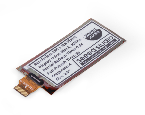 Display Epaper 2.9 - 104990852 Elastyczny monochromatyczny wyświetlacz E-Ink EPaper