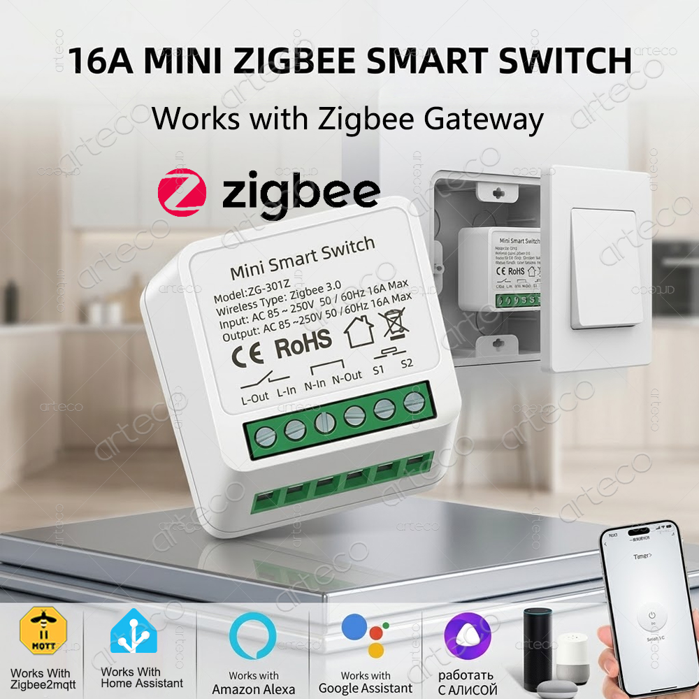 Diy Home Automation Hub - Mini Przełącznik Zigbee 3.0 Smart Switch