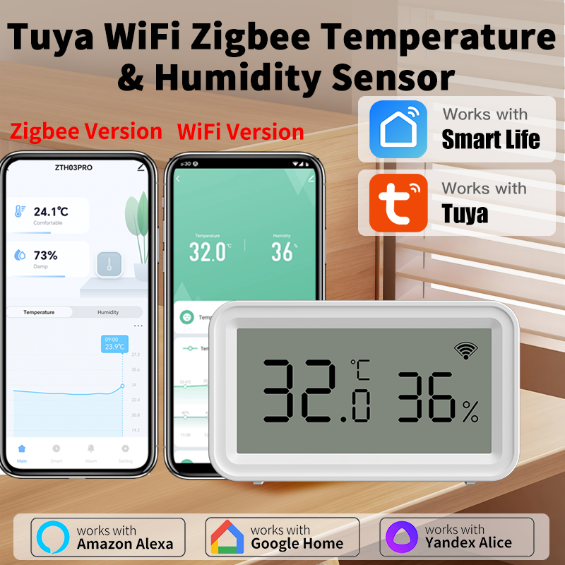 Termometr Higrometr Tuya Zigbe – Temperature Humidity Sensor recenzja i cena