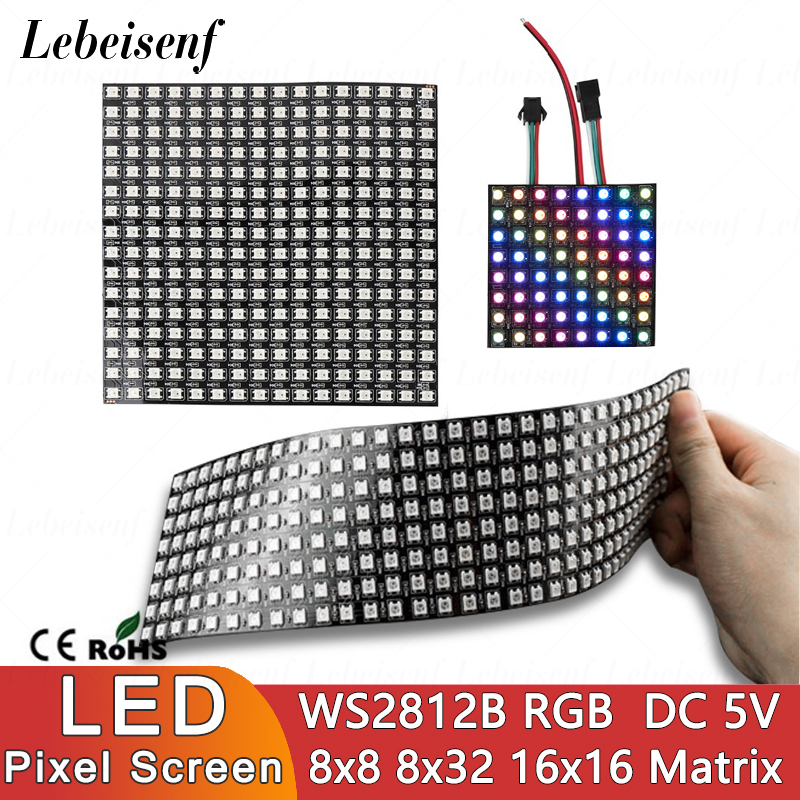 Ekran LED z cyfrowymi pikselam – Rgb Led Matrix 8X8 recenzja i cena