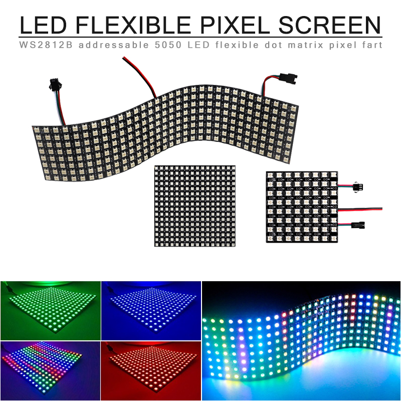 Ekran LED z cyfrowymi pikselam – Rgb Led Matrix 8X8 recenzja i cena