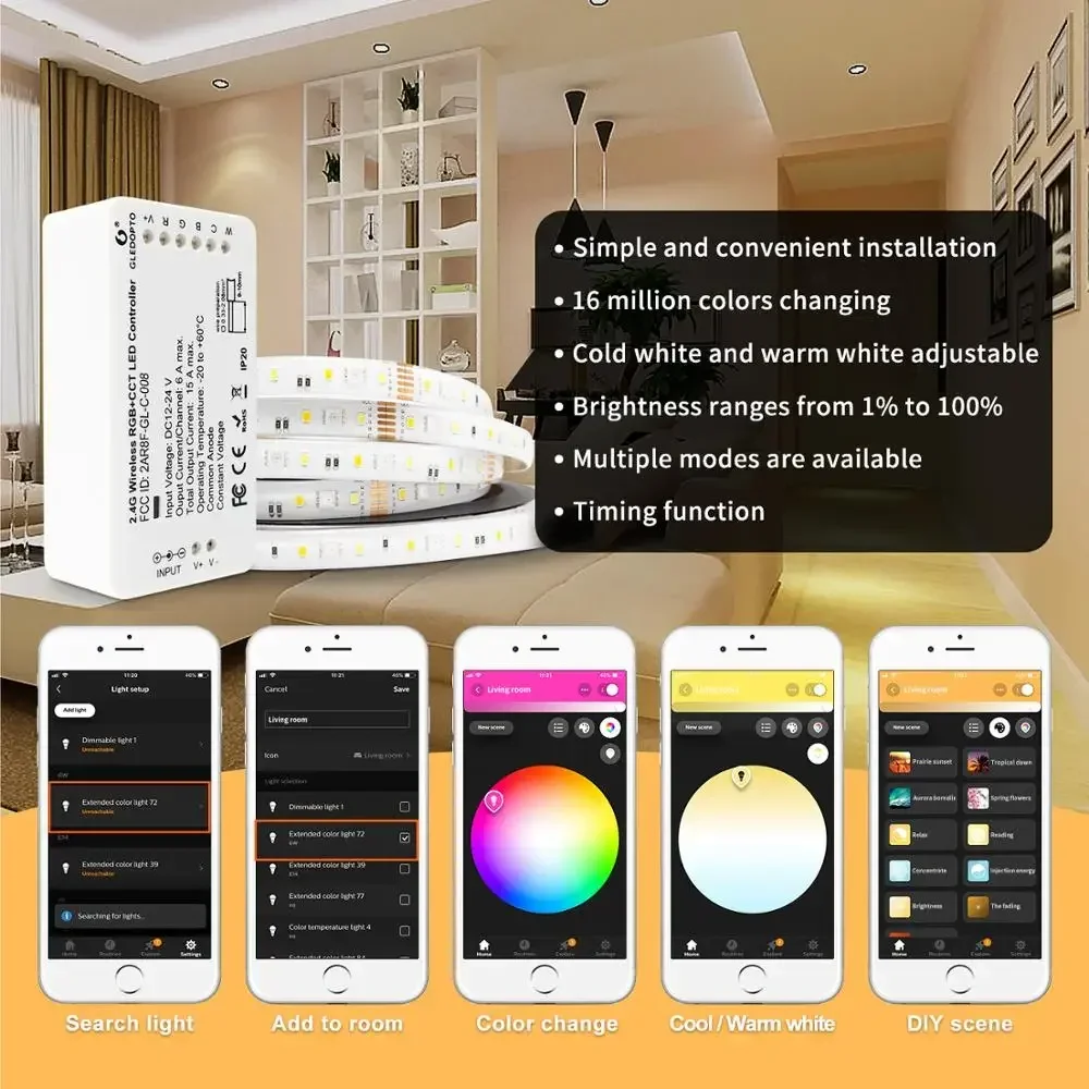 GLEDOPTO Zigbee3.0 RGB+CCT RGB – Zigbee Coordinator Stick recenzja i cena
