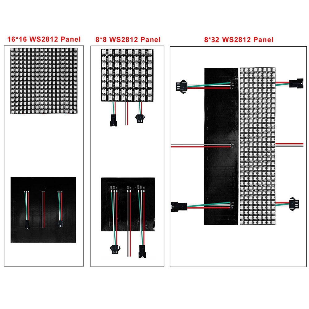 DC5V WS2812B 8*8 16*16 8*32 el – Rgb Led Matrix 8X8 recenzja i cena