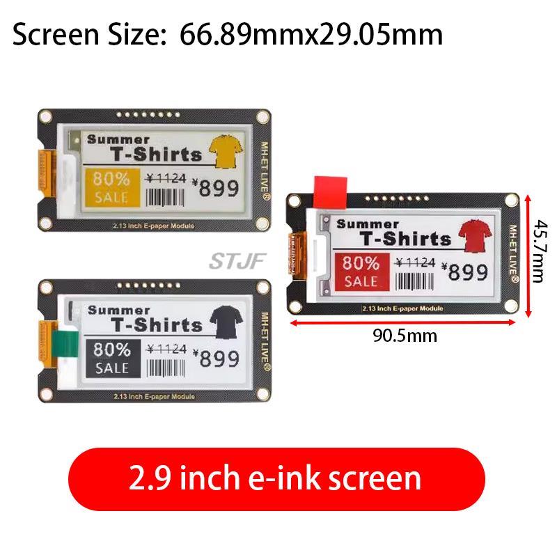 Moduł E-paper 2.9 cala, Ekran  – Display Epaper 2.9 recenzja i cena
