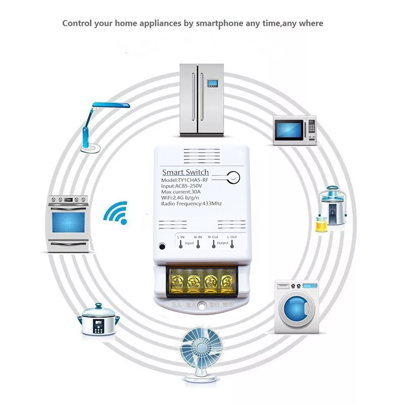 Wifi 30A 6600W 4000W Tuya inte – Home Automation Ideas recenzja i cena