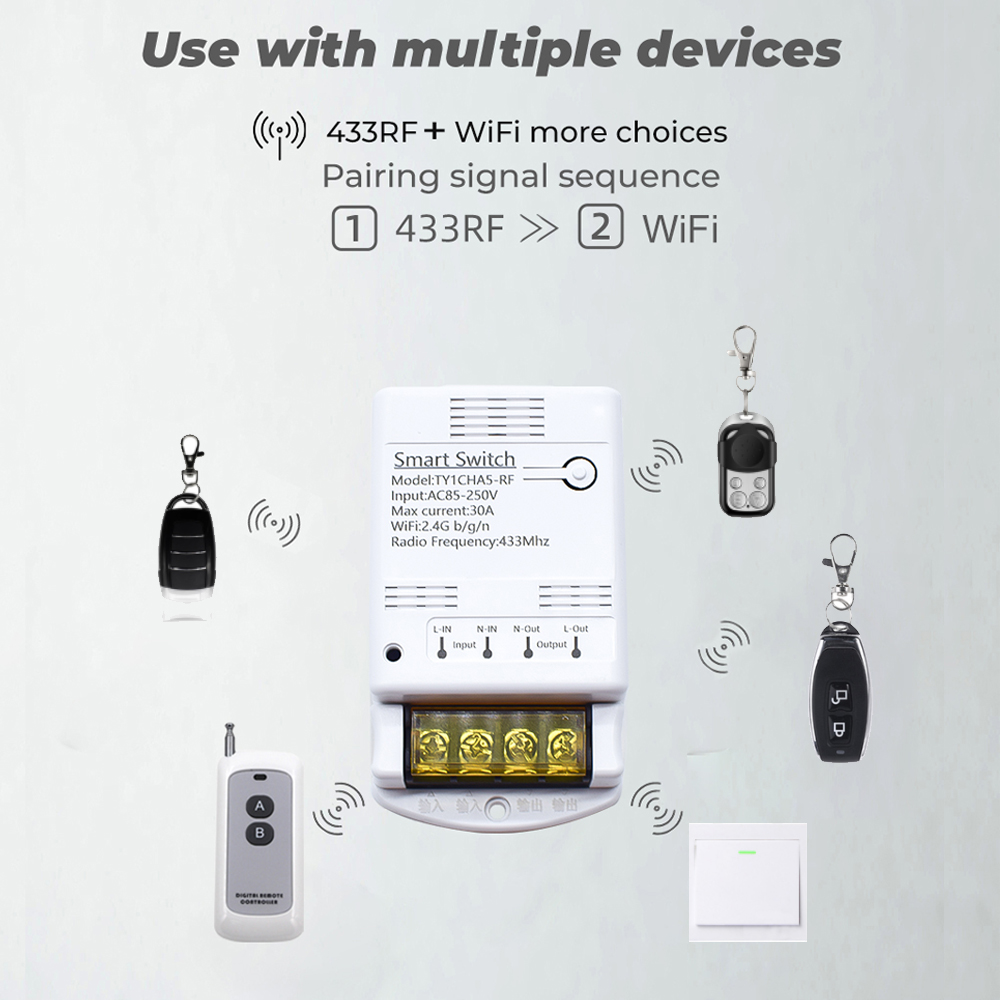 Wifi 30A 6600W 4000W Tuya inte – Home Automation Ideas recenzja i cena