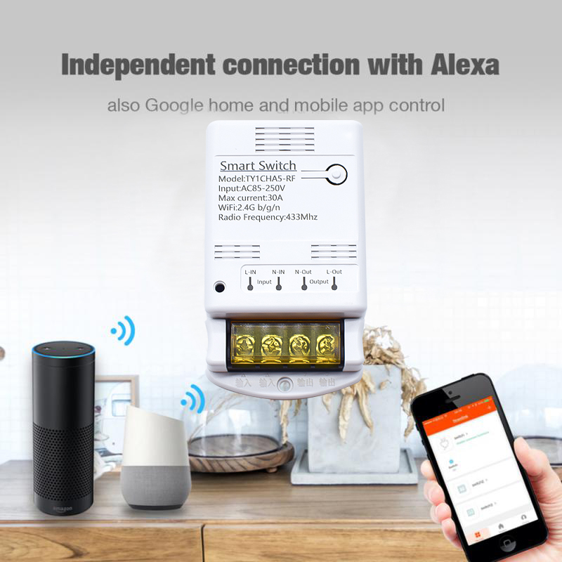 Wifi 30A 6600W 4000W Tuya inte – Home Automation Ideas recenzja i cena
