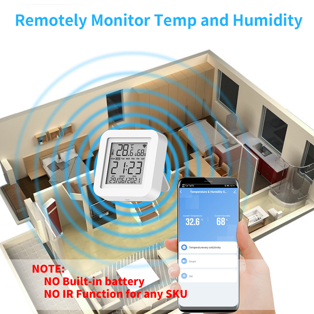 Tuya WIFI czujnik temperatury  – Home Automation Ideas recenzja i cena