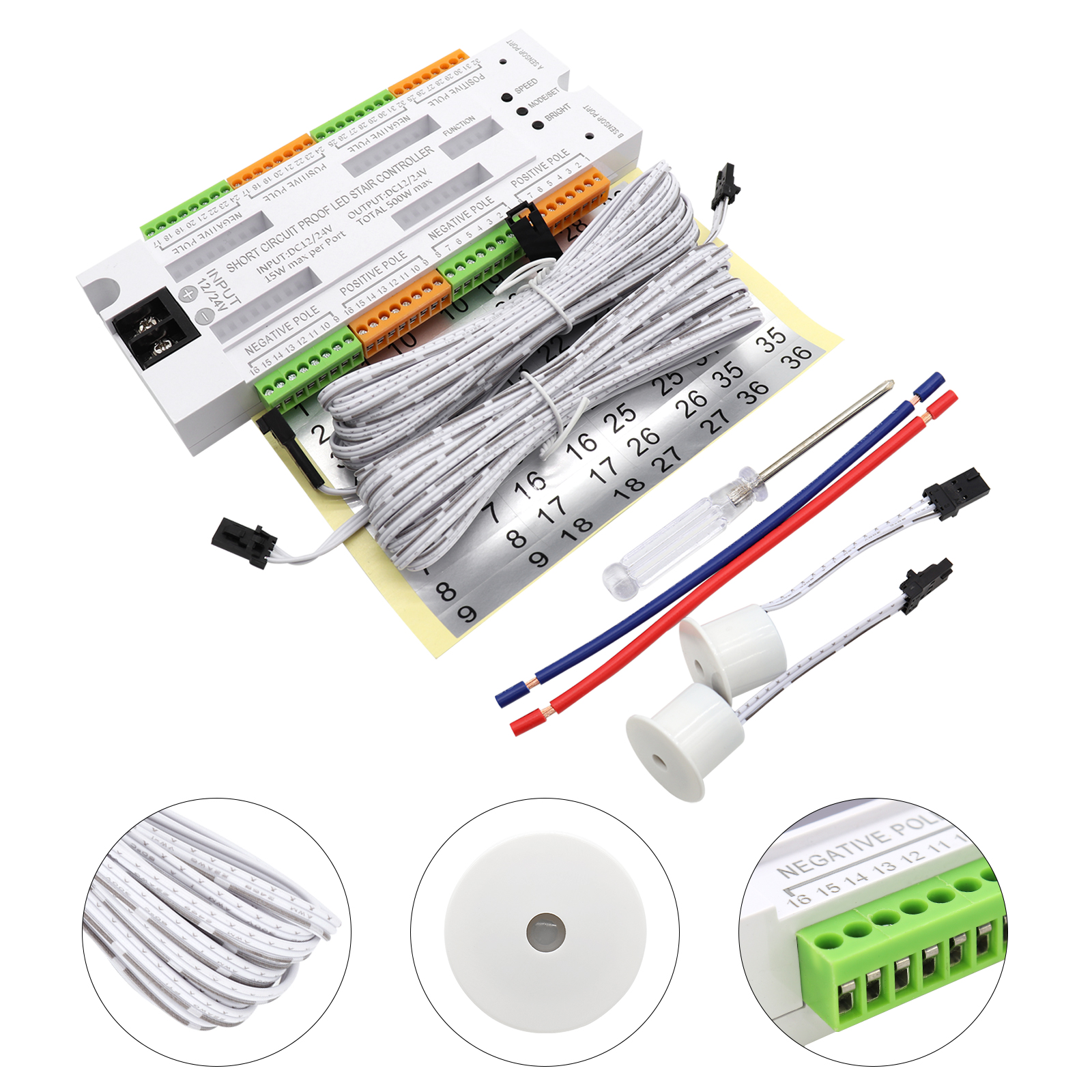 1-32 stopnie kontroler oświetl – Motion Sensor Pir Wired recenzja i cena