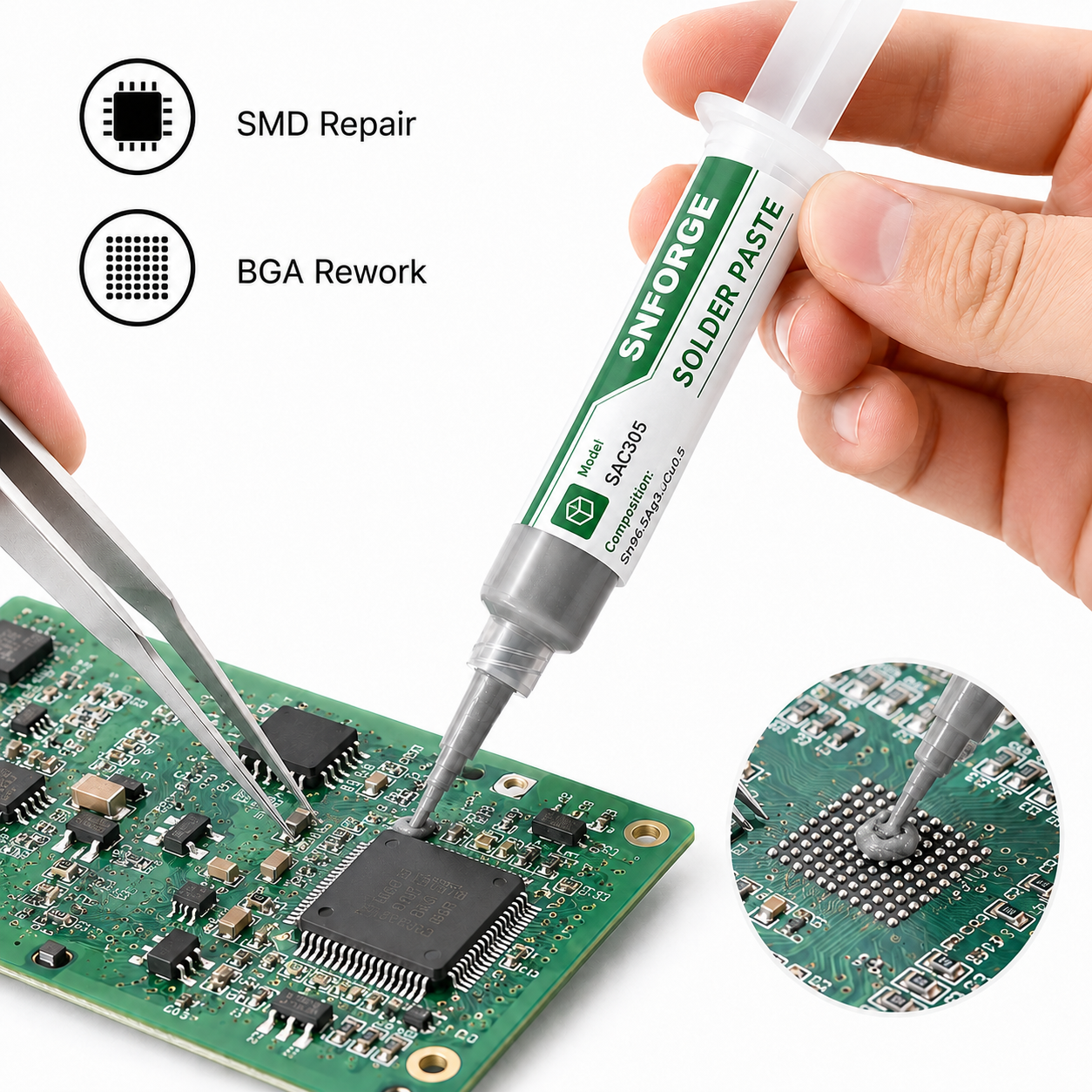 Pasta lutownicza SAC305 bezoło – Home Automation Industry recenzja i cena
