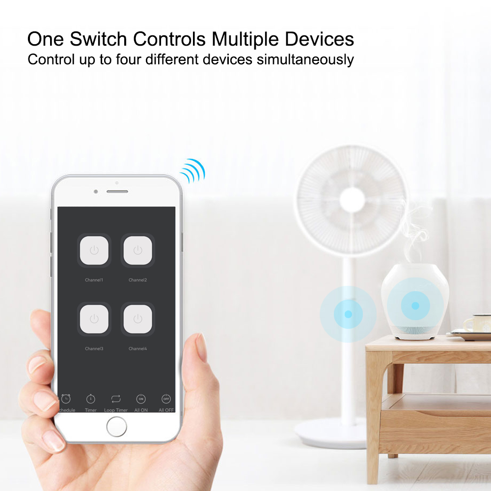 Inteligentny Przełącznik 4-kan – Home Automation Ideas recenzja i cena