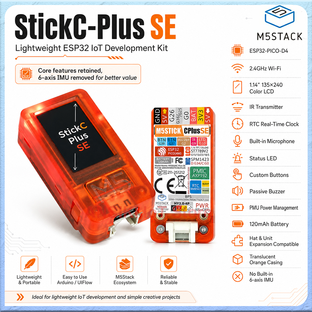 Zestaw rozwojowy M5Stack Stick – Keys Diy Home Automation Kit With Esp32 recenzja i cena