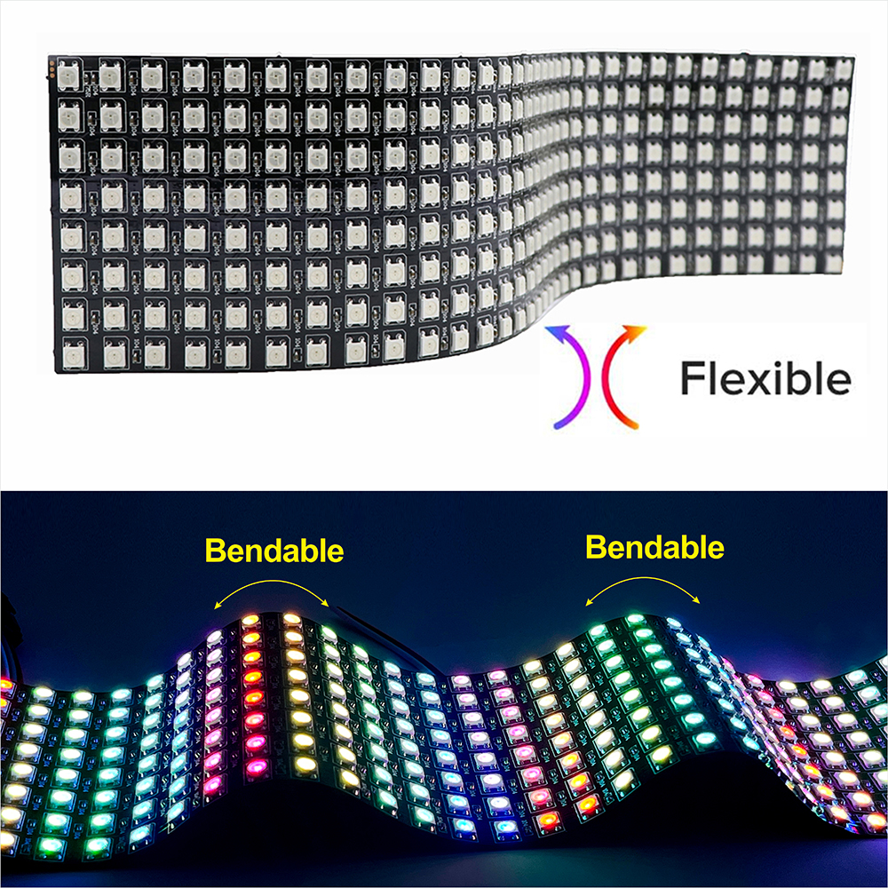 Kontroler LED USB 28 klawiszy  – Rgb Led Matrix 8X8 recenzja i cena