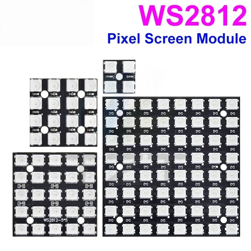 Nowa matryca LED WS2812 5050 R – Rgb Led Matrix 8X8 recenzja i cena