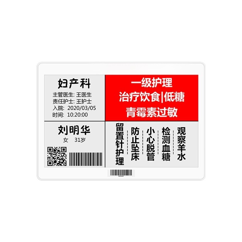 Ekran E-Ink i ekran TFT 2.1 